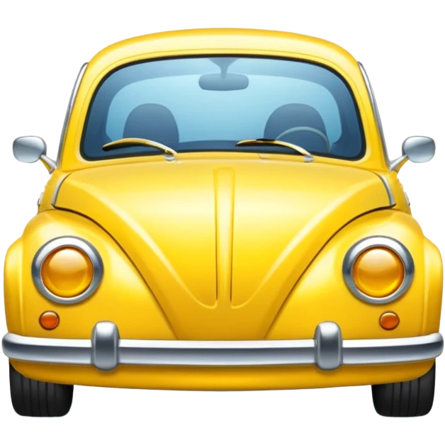 yellow car emoji