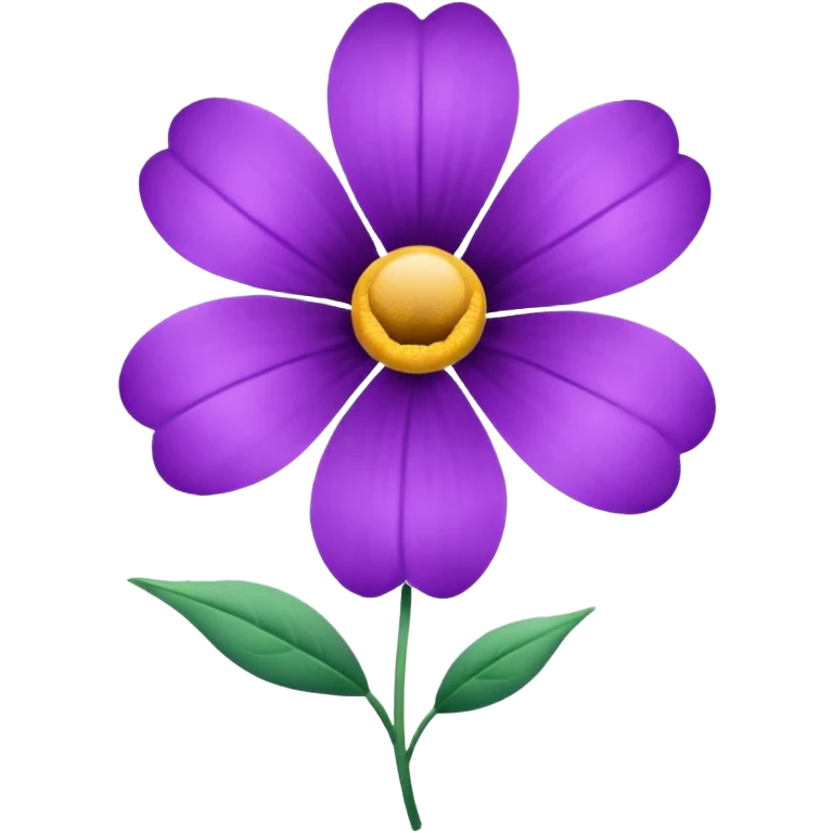 purple flower emoji