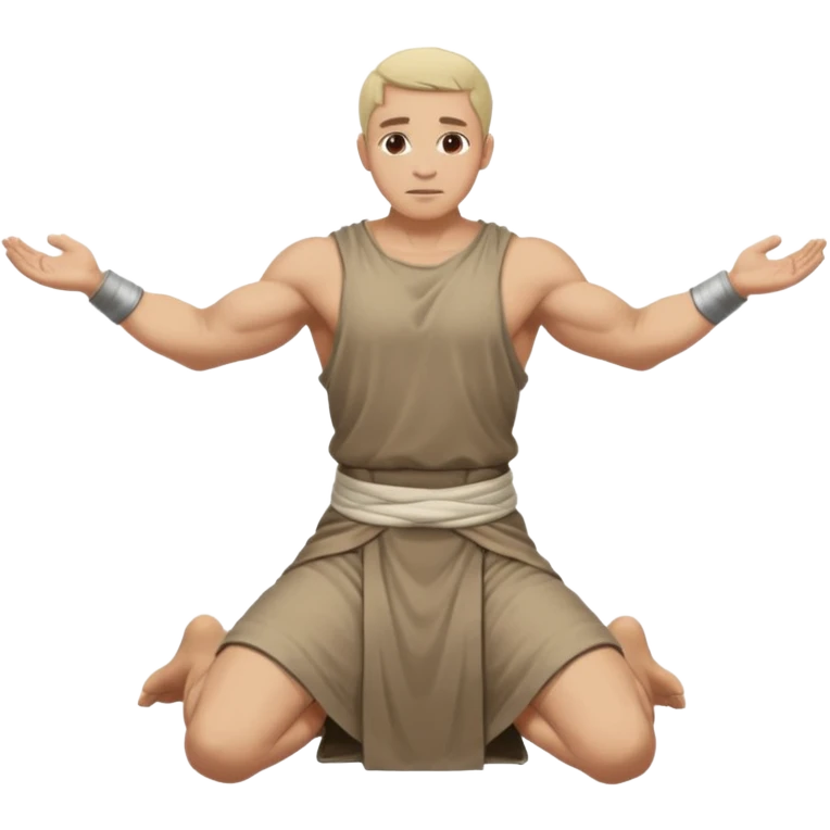 fullbody apostle in prone pose emoji