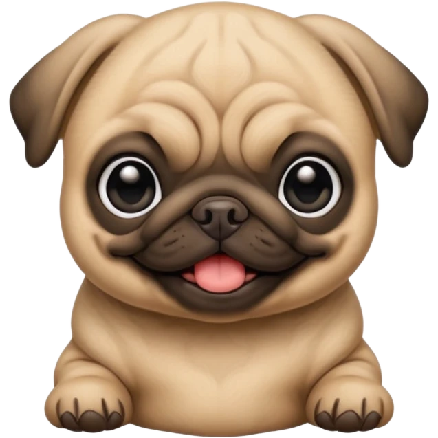 smile pug baby emoji