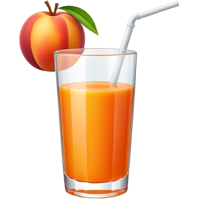 Nectarine juices emoji