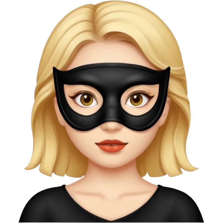 Face clen girl selfiewith masck face emoji