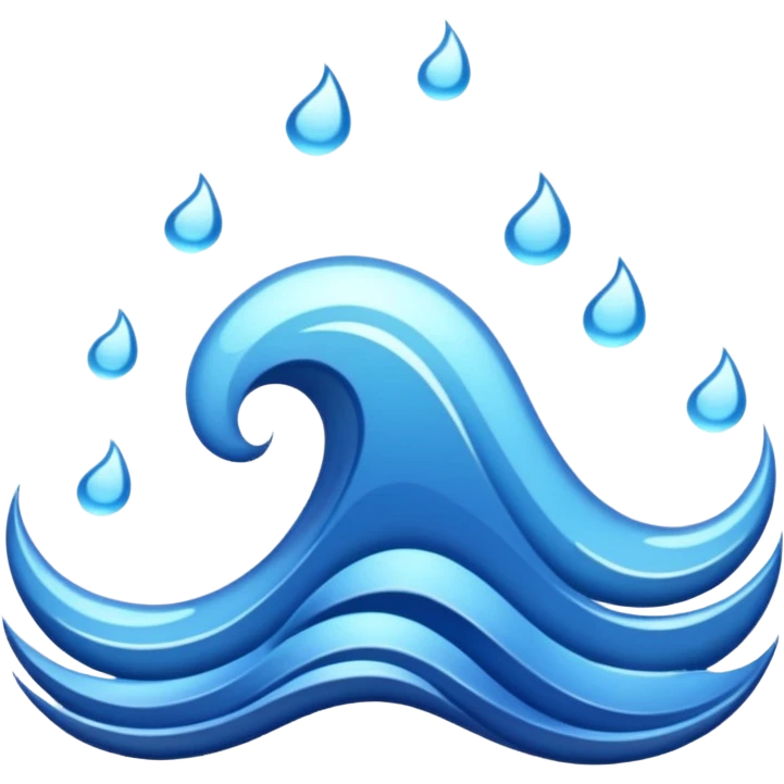 spell out the word wavy emoji