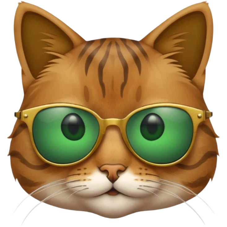 Cat wearing sunglasses emoji