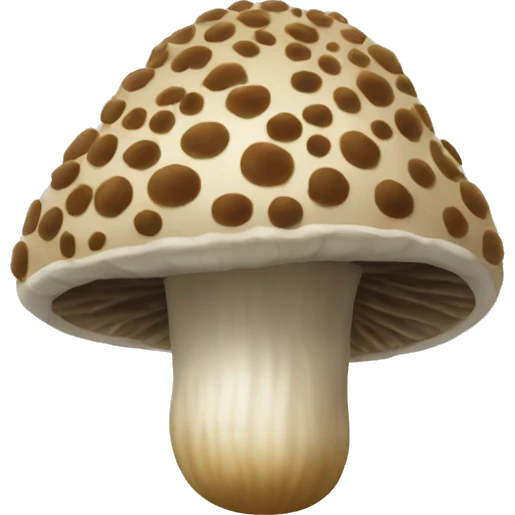 morel cap mushroom emoji