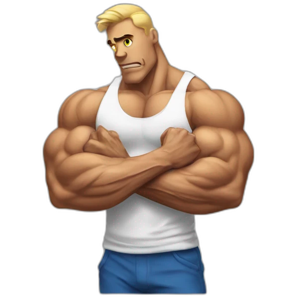 Bodybuilder forearm emoji