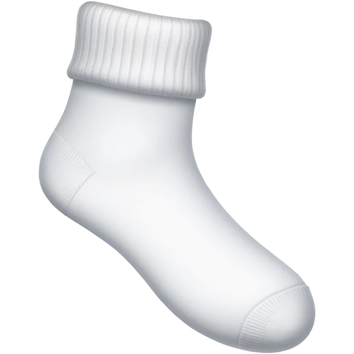a white sock emoji
