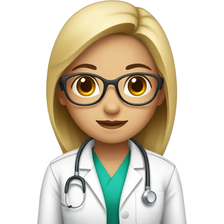 girl in the medical field emoji