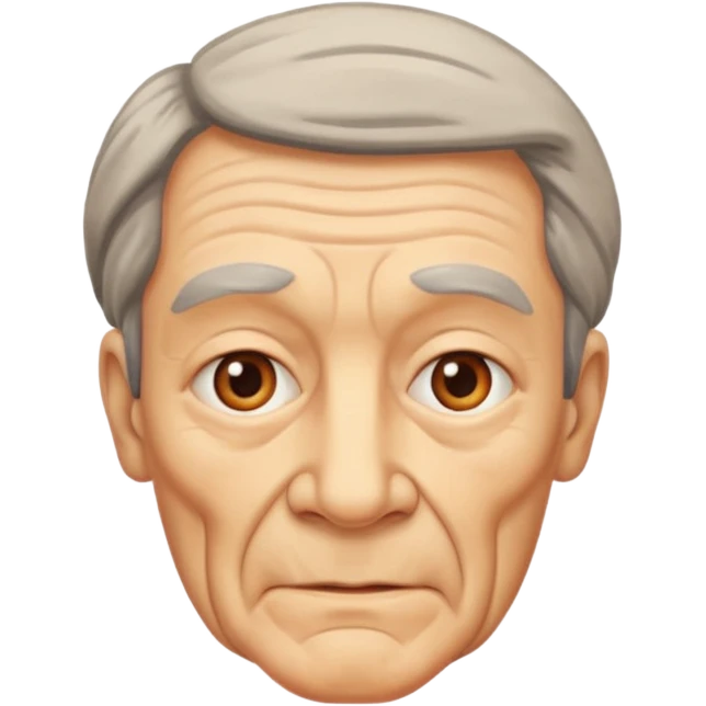 Retro old style amn emoji