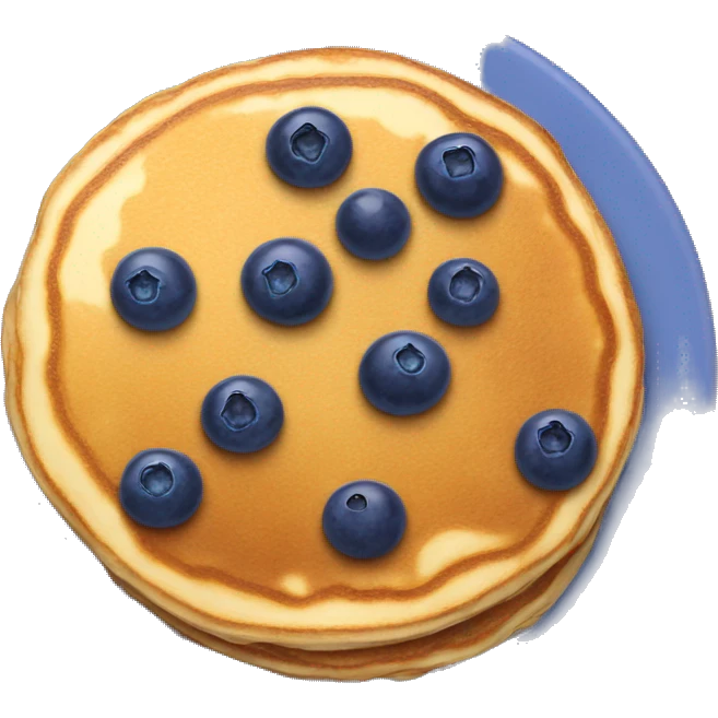 Blueberry pancakes  emoji