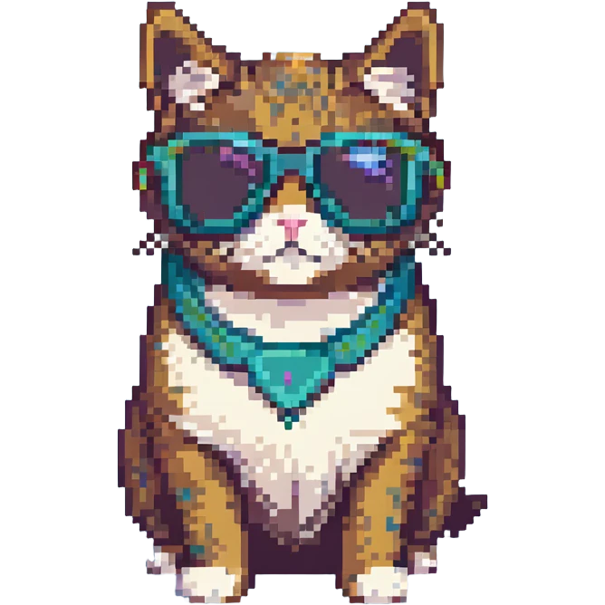 cat wearing sunglasses emoji