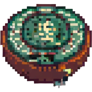 money, pixel art style emoji