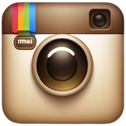 Instagram logo emoji