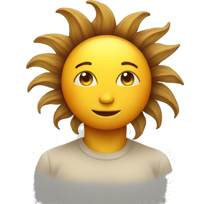 sun realistic emoji