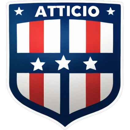 Logo du football club de foot de l’Atletico Madrid emoji