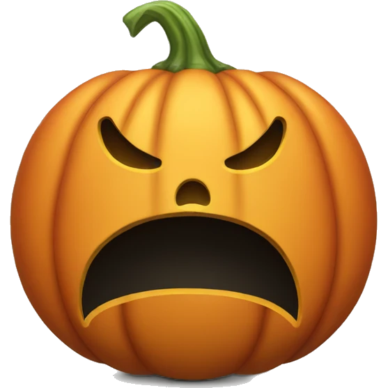 crying pumpkin  emoji