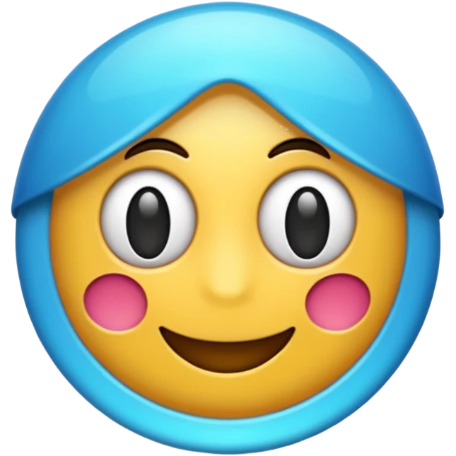 emoji na cor ciano emoji