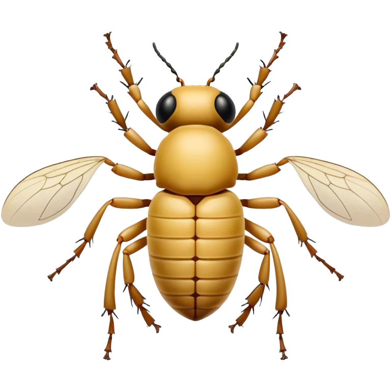 maggot insect stqanding up emoji