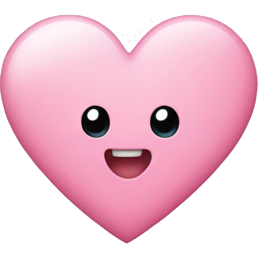 Pinky heart emoji