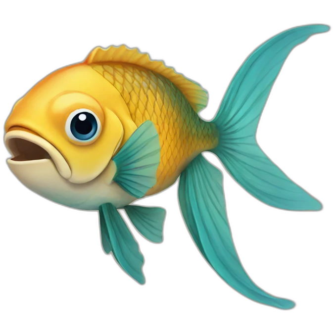 bearded fish emoji