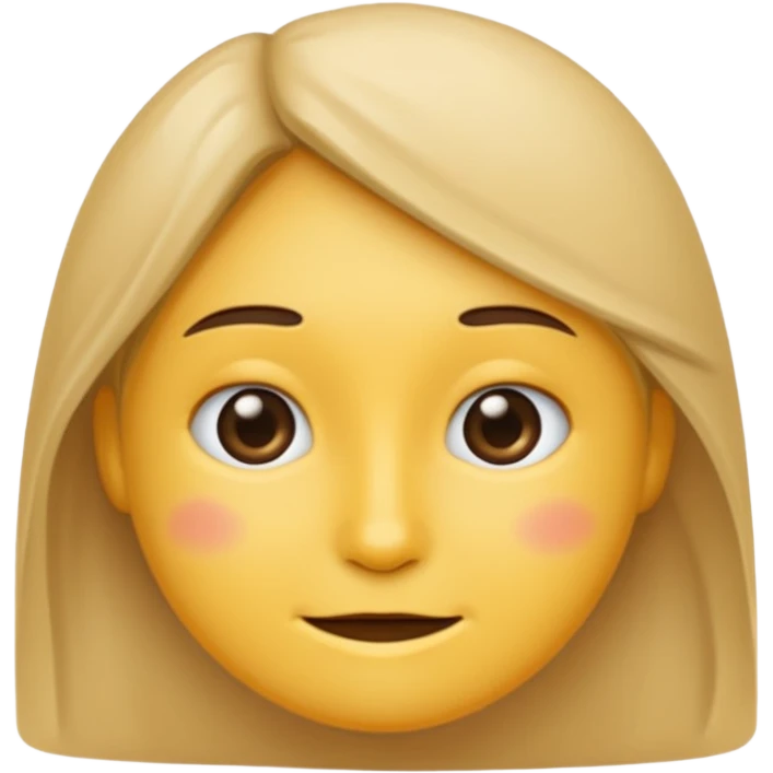fair emoji with neutral face emoji