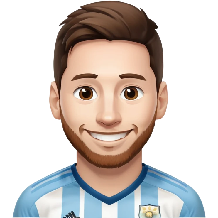 ميسي بقميص الارجنتين emoji