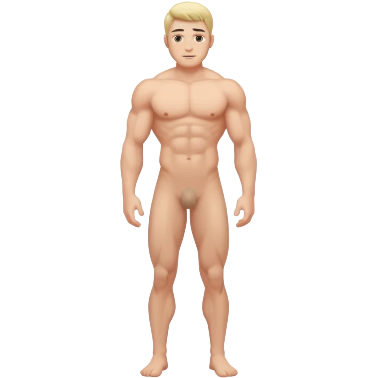 Man nude full body uncovered emoji