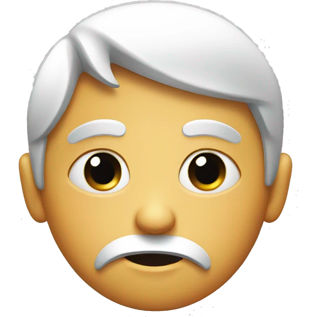 cartoon face with a left black eye emoji