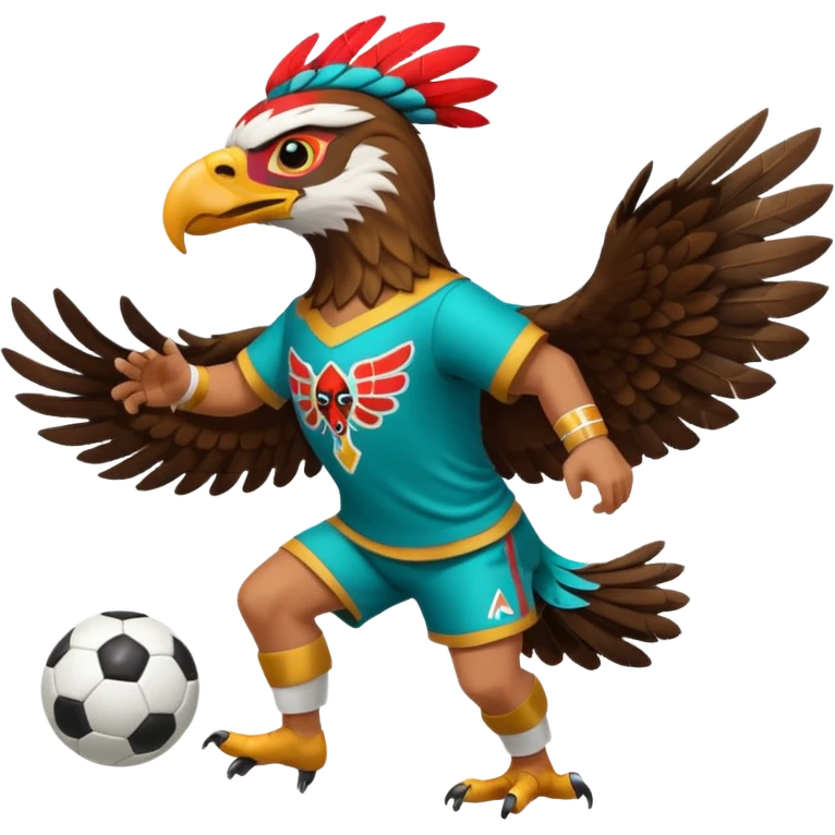 aguila azteca çque juega futbol emoji