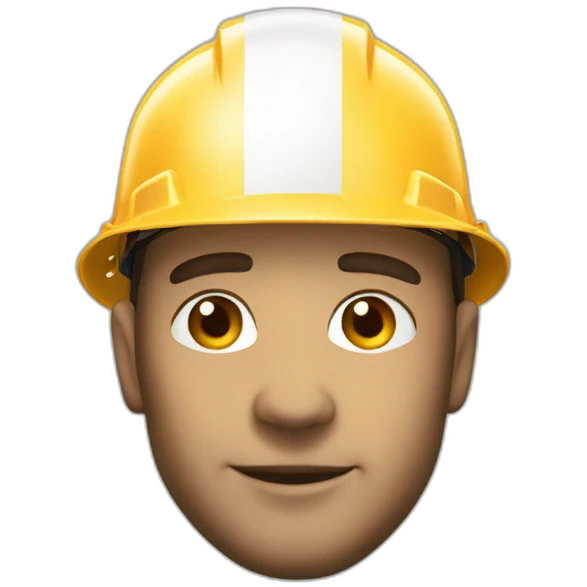 Cedric blanchard TISSEO CONSTRUCTION HELMET emoji