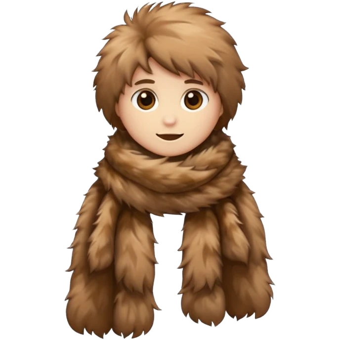 just fur scarf emoji