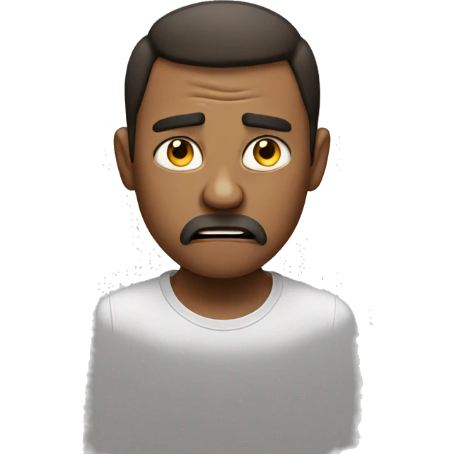 Ugly annoyed emoji