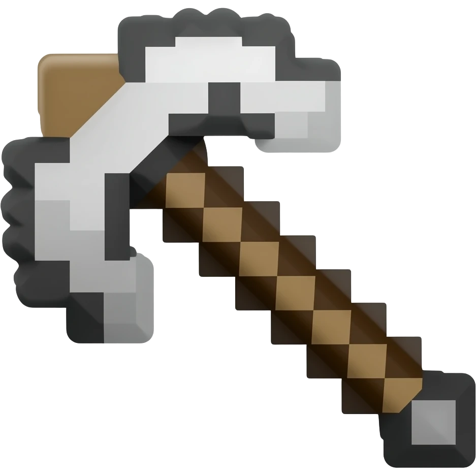 Minecraft mace emoji