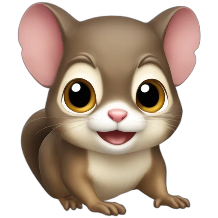 dwarf flying squirrel emoji