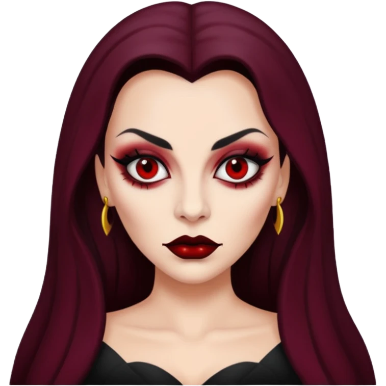 vampira pele morena olho vermelho  emoji