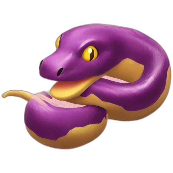 Shiny ekans emoji