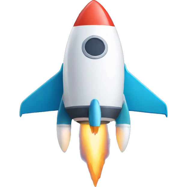 shopify with rocket emoji