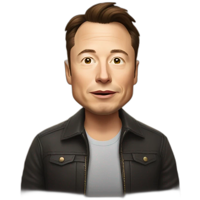 elon musk dans une caleche emoji