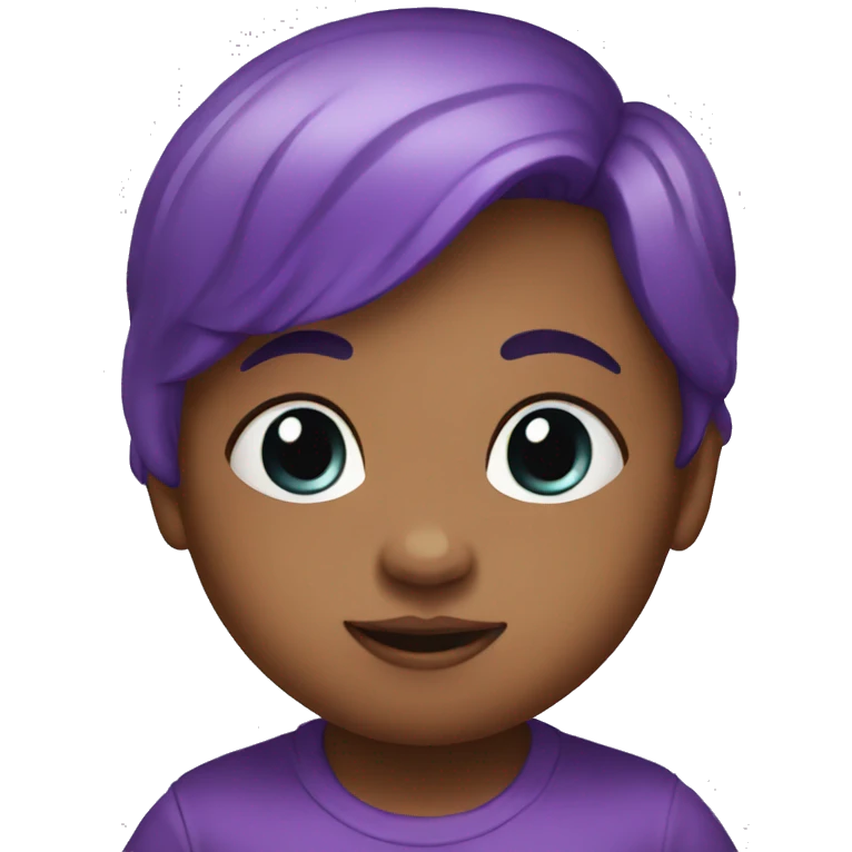 Purple baby  emoji