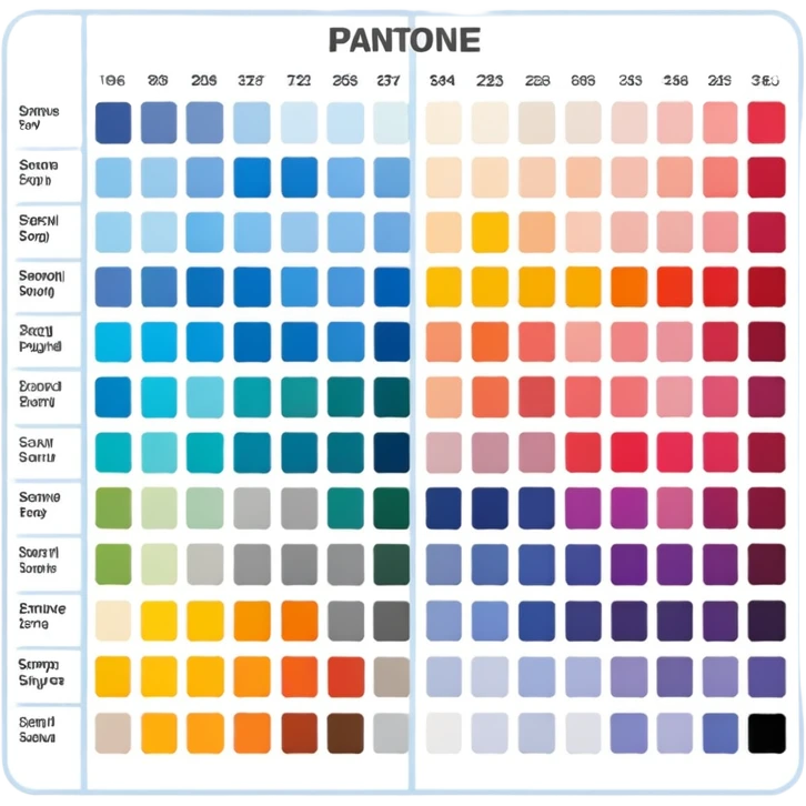 pantone color palete sample  emoji