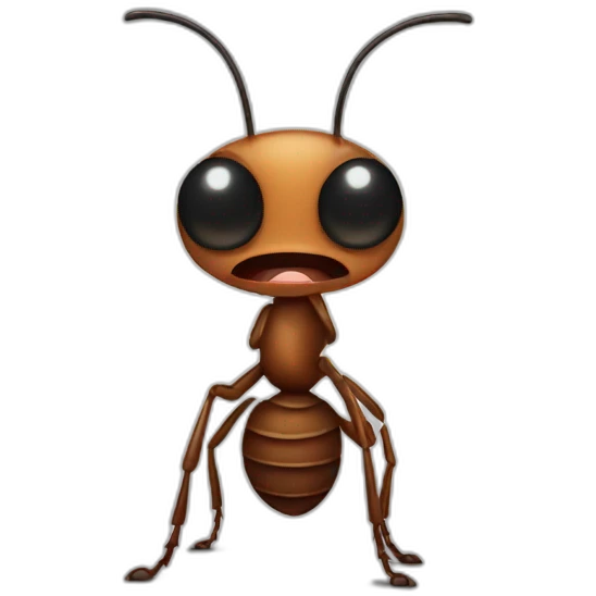 Angry ant emoji