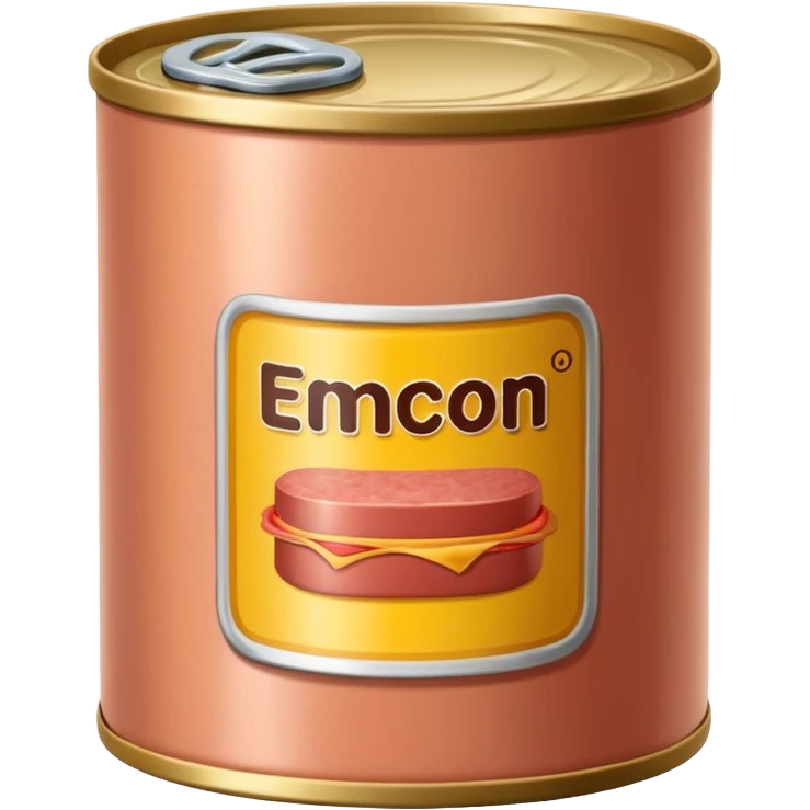 a can of luncheon meat, simple, clear emoji