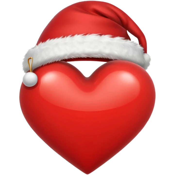 santa heart emoji