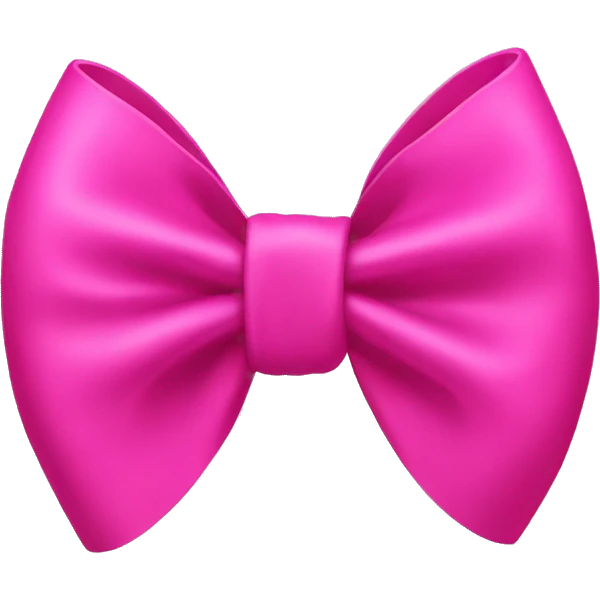 hot pink bow emoji