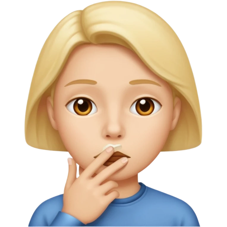 one option shhh emoji