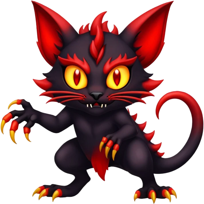 Meowster-Demon-Fakémon-Vernid-Fionbri-hybrid-creature emoji