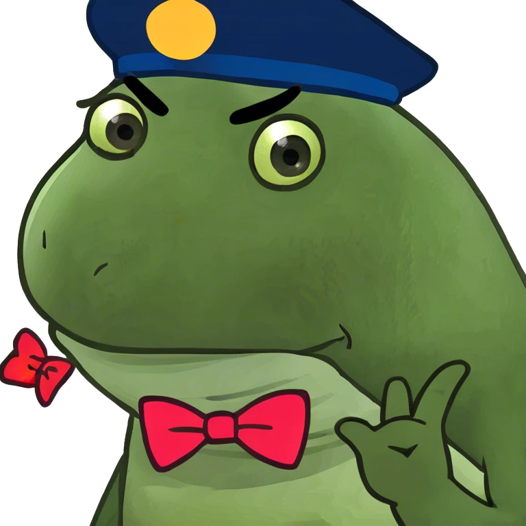 Turtle blowing a kiss emoji