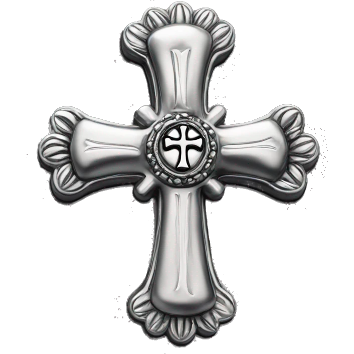 chrome hearts cross emoji