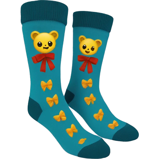 bow socks  emoji
