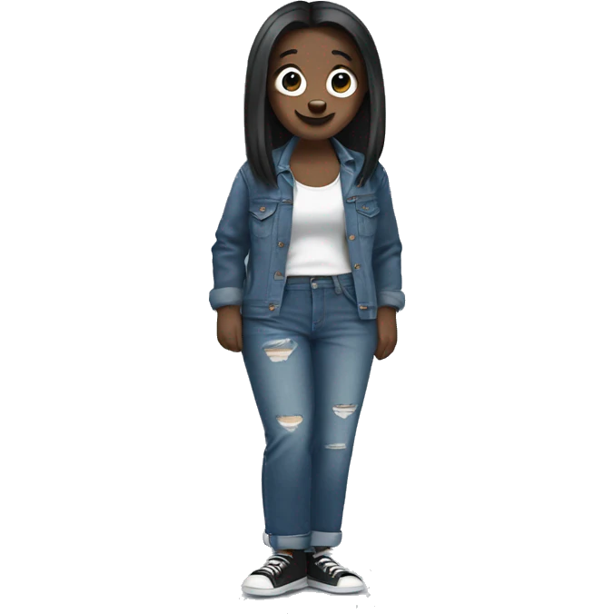 Panda with baggy jeans  emoji